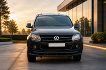 Volkswagen Amarok 2010-2022 Frontbügel ST018-2 Black (Edelstahl) Foto 1