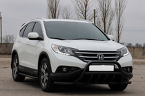 Honda CRV 2012-2016 Frontschutzbügel WT003-ST-V1 Black (Edelstahl) Foto 2