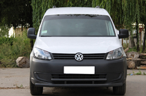 Volkswagen Caddy 2010-2015 Frontschutzbügel Doppelrohr 60/48 mm Black (Edelstahl) Foto 1