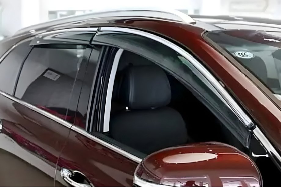 Lexus LS 2007-2017 Windabweiser mit Chromleiste Long (HIC, 4 Stk) Image
