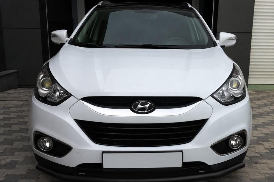 Hyundai IX-35 2010-2015 Frontschutzbügel ST008 Black (Edelstahl) Image