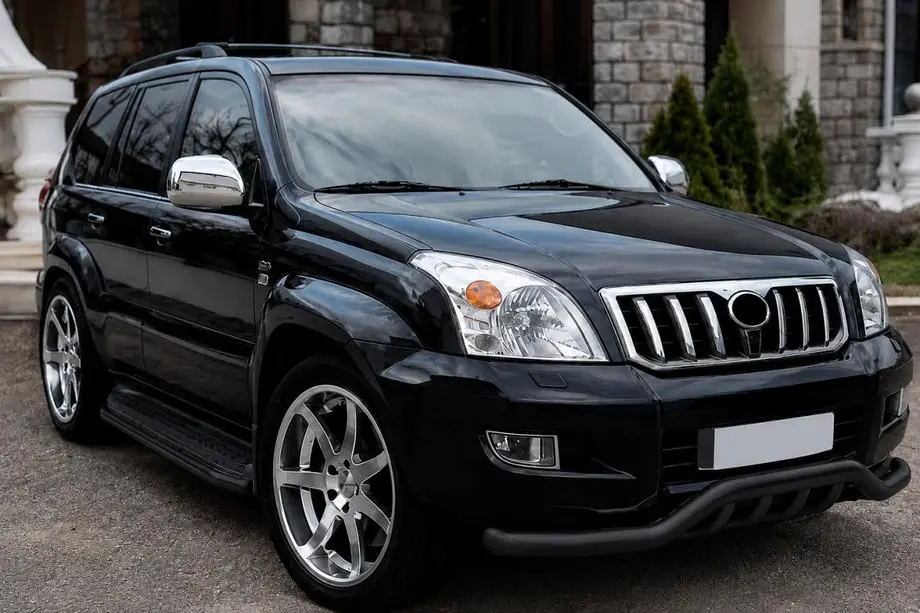 Toyota Land Cruiser Prado 120 2002-2009 Frontbügel ST011 Black (Edelstahl) Image