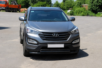 Hyundai Santa Fe 3 2012-2018 Frontschutzbügel ST014 Black (Edelstahl) Foto 3