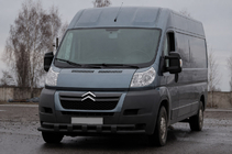 Fiat Ducato 2006-2025 Frontschutzbügel ST015 Black (Edelstahl) Foto 2