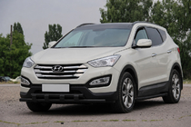 Hyundai Santa Fe 3 2012-2018 Frontschutzbügel ST015 Black (Edelstahl) Foto 2