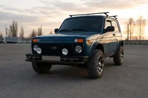 Lada Niva und Urban 1977- Frontschutzbügel ST015 Black (Edelstahl) Foto 2