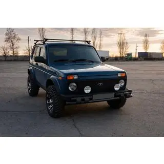 Frontschutzbügel ST015 Black (Edelstahl) Lada Niva und Urban 1977- Foto 3