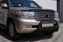 Toyota Land Cruiser 200 2007-2021 Frontbügel WT002 Schwarz (Edelstahl) Foto 2