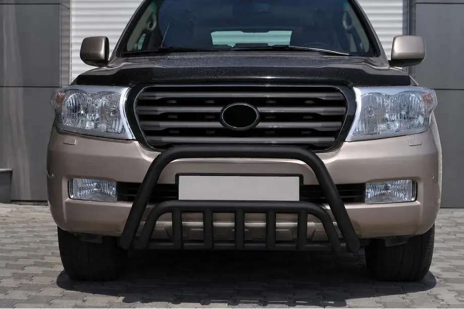 Toyota Land Cruiser 200 2007-2021 Frontbügel WT002 Schwarz (Edelstahl) Image
