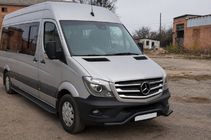 Mercedes Sprinter W906 2006–2018 Vorderer unterer Bügel MBSP.07.F3-04.6 Black (Edelstahl) Foto 2