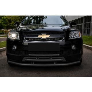 Frontschutzbügel 3-fach Black (Edelstahl) Chevrolet Captiva 2006-2019