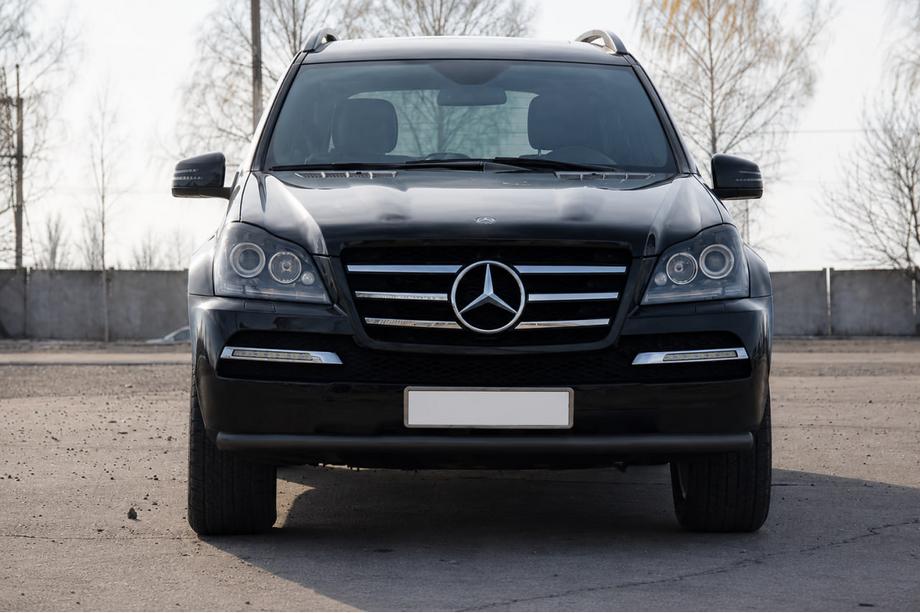 Mercedes GL class X164 2006-2012 Frontschutzbügel ST008 Black (Edelstahl) Image