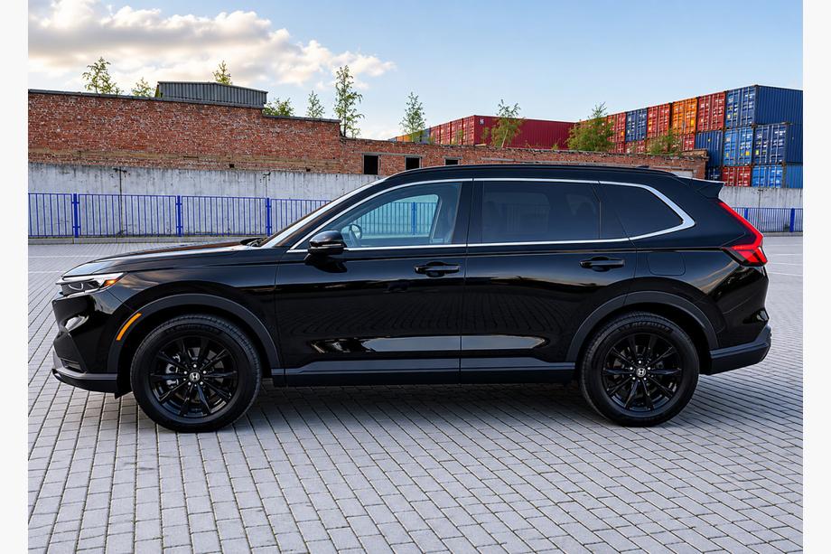 Honda CRV 2022- Integrierte Dachreling schwarz OEM (ABS-Kunststoff) Image