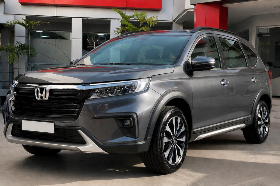 Honda BR-V 2021– Integrierte Dachreling schwarz OEM (Aluminium) Image