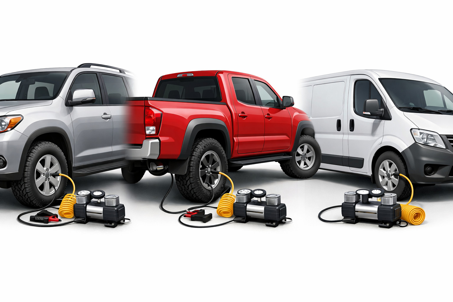 Welcher Kompressor ist für SUV, Pickup oder Van geeignet?