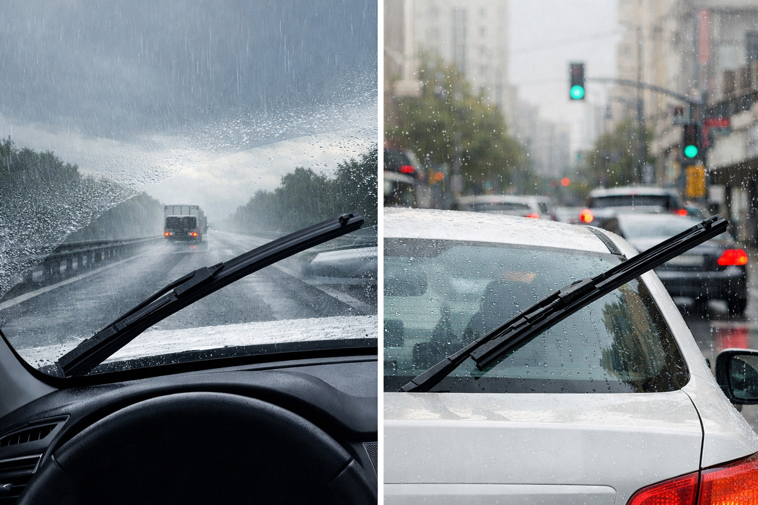 Welche Scheibenwischer sind auf der Autobahn besser, welche reichen in der Stadt