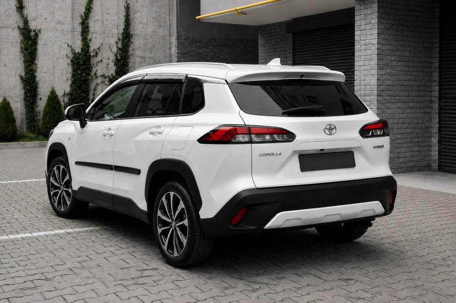 Toyota Corolla Cross 2020- Integrierte Dachreling grau OEM (ABS-Kunststoff, Klebemontage) Foto 2