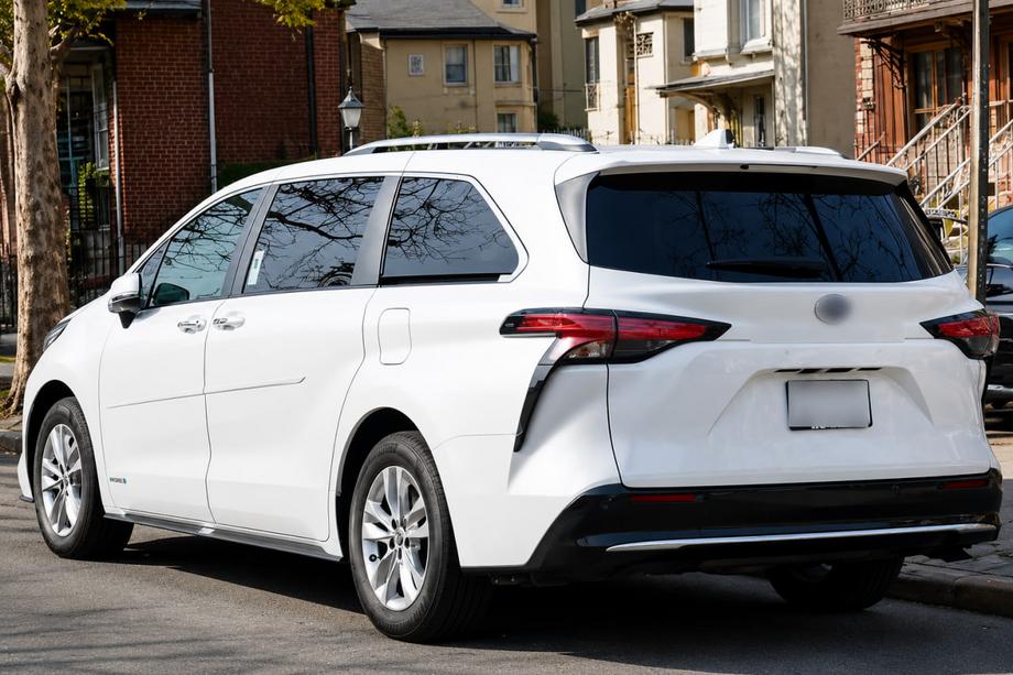 Toyota Sienna 2020- Integrierte OEM Dachreling grau (Aluminium) Foto 3
