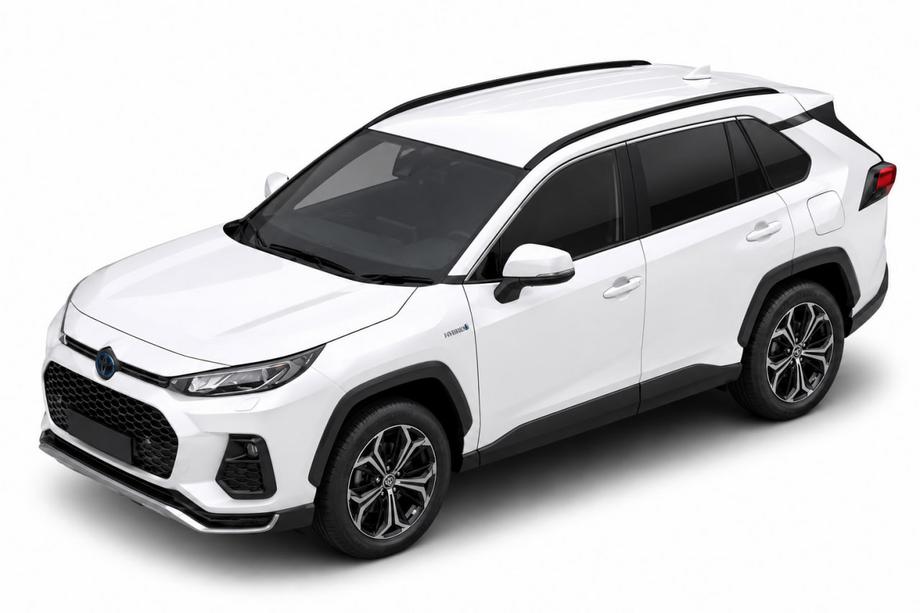 Toyota Raize 2019– Integrierte Dachreling schwarz OEM (Aluminium, Klebemontage) Image