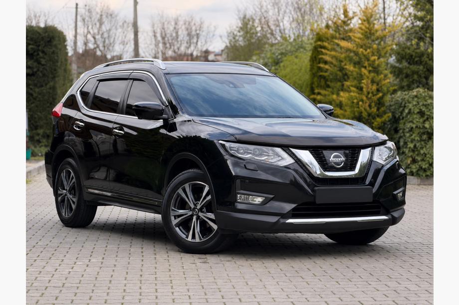 Nissan X-trail T32/Rogue 2014-2021 OEM Dachreling grau (Aluminium, Montage mit Kleber) Image