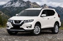 Nissan X-trail T32/Rogue 2014-2021 Integrierte Dachreling schwarz OEM (für X-trail, Aluminium, Montage mit Kleber) Foto 1