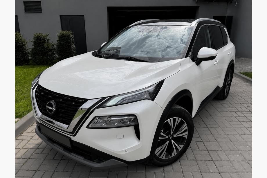 Nissan X-trail T33/Rogue 2022- Integrierte Dachreling grau OEM (Aluminium, Schraubmontage) Foto 1