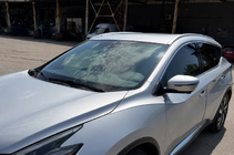 Nissan Murano 2014- OEM Dachreling, grau (ABS-Kunststoff, Klebemontage) Foto 3
