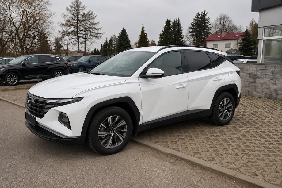 Hyundai Tucson NX4 2021- Integrierte Dachreling schwarz OEM (Long, Aluminium, Klebemontage) Foto 2