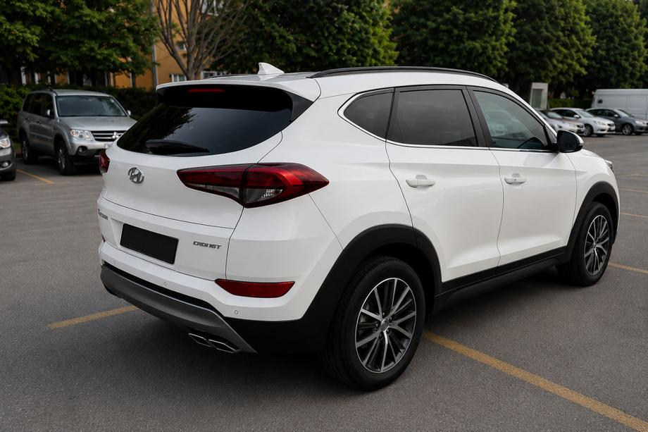 Hyundai Tucson TL 2016-2021 Integrierte Dachreling schwarz OEM (ABS-Kunststoff, Montage mit Kleber) Foto 1