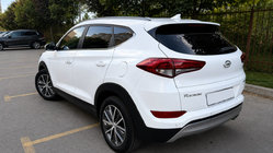 Hyundai Tucson TL 2016-2021 Integrierte Dachreling grau OEM (ABS-Kunststoff, Klebemontage) Foto 3