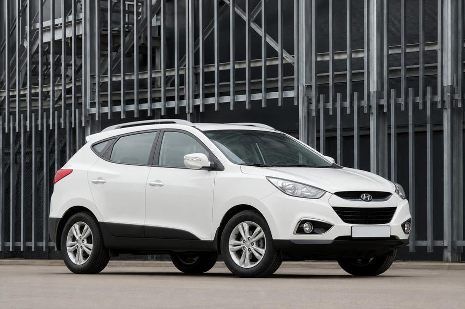 Hyundai IX-35 2010-2015 OEM Dachreling, grau (ABS-Kunststoff, Klebemontage) Foto 3