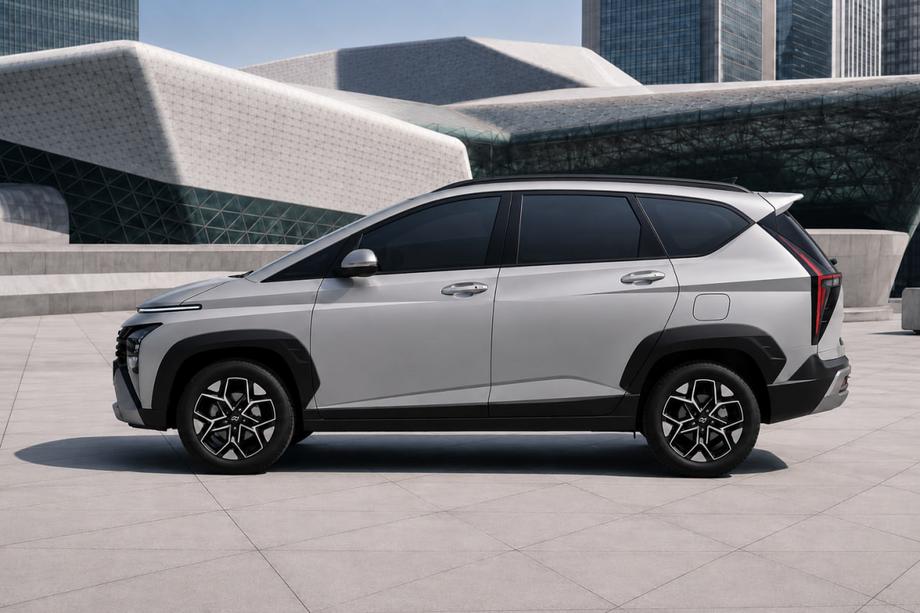 Hyundai Stargazer 2022– Integrierte Dachreling schwarz OEM (Aluminium) Image