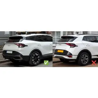 Windabweiser mit Chromleiste Niken (für LWB, 4 Stk.) Kia Sportage 2021- Foto 3