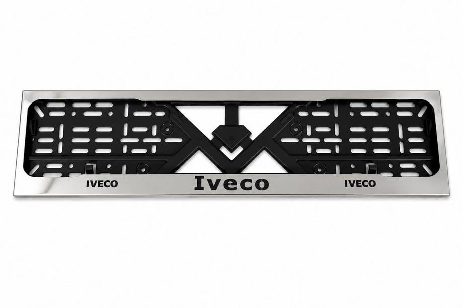Iveco Kennzeichenhalter Chrom (1 Stk, Edelstahl) Image