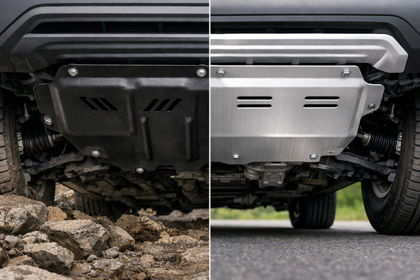Stahl- oder Aluminium-Motorschutz: Was ist besser für echte Straßen?