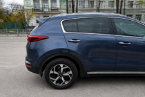 Kia Sportage 2015-2021 Integrierte Dachreling grau OEM (ABS-Kunststoff, Klebemontage) Foto 2