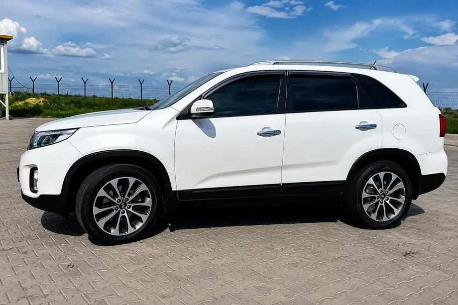 Kia Sorento II XM 2009-2014 OEM Dachreling grau (Aluminium, Montage mit Kleber) Image