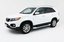 Kia Sorento II XM 2009-2014 Seitenschweller Allmond White (2 Stk., Aluminium) 2013-2016 Foto 1