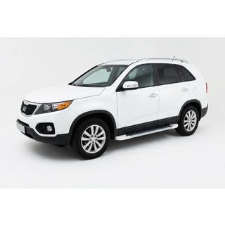 Seitenschweller Allmond White (2 Stk., Aluminium) Kia Sorento II XM 2009-2014 Foto 1