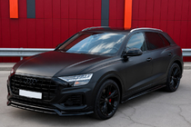 Audi Q8 2018- Integrierte Dachreling grau OEM (Aluminium, Montage mit Kleber) Foto 2