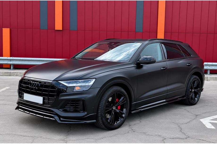 Audi Q5 2017-2025 Integrierte Dachreling schwarz OEM (Aluminium, Klebemontage) Foto 2
