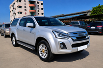 Isuzu D-Max 2011-2019 Schwarze OEM-Dachreling (ABS-Kunststoff, Klebemontage) Foto 1