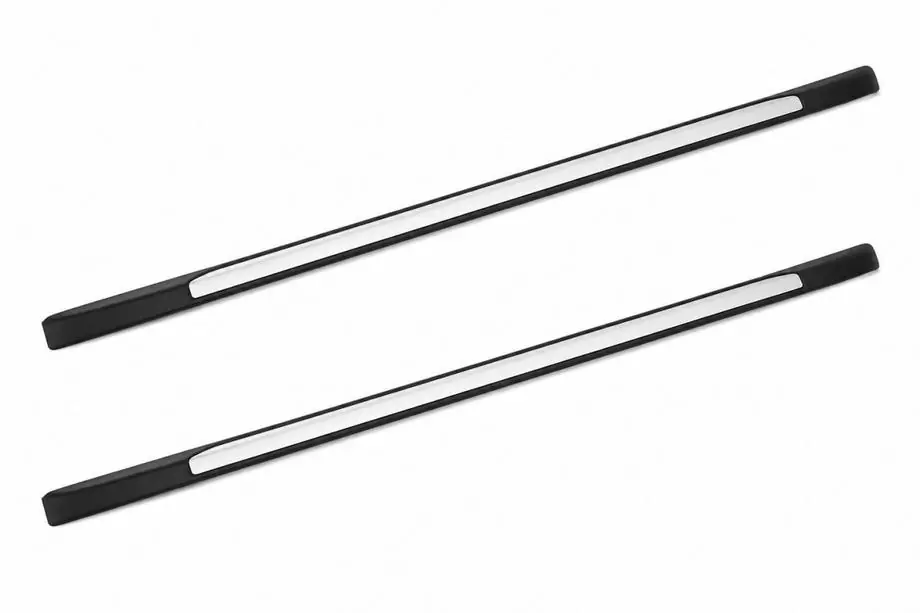 Toyota Hilux 2015- OEM Dachreling, grau (ABS-Kunststoff, Klebemontage) Image