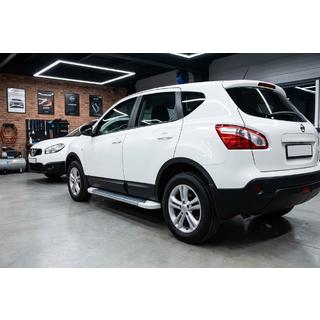 Seitenschweller Allmond White (2 Stk., Aluminium) Nissan Qashqai 2007-2010 Foto 1