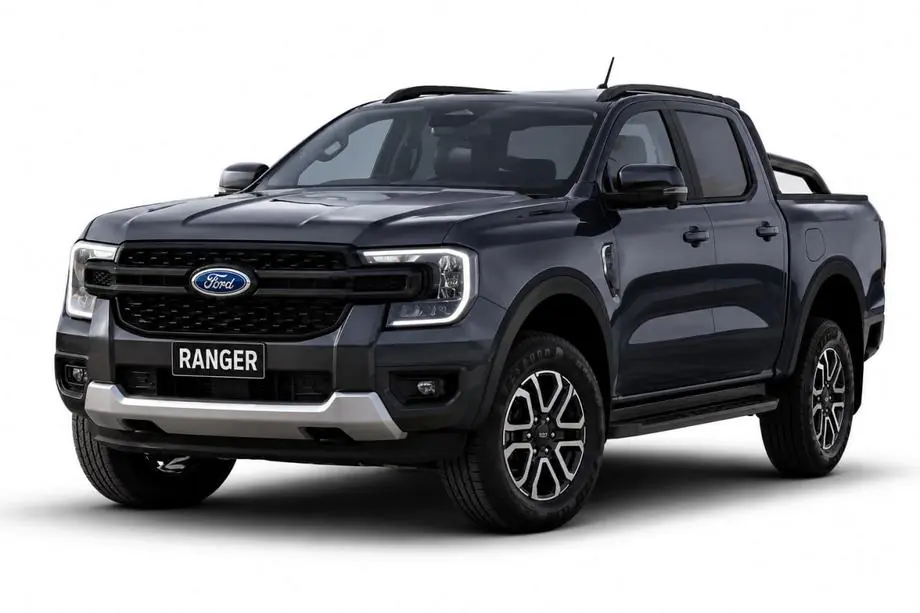 Volkswagen Amarok 2022- Schwarze OEM-Dachreling (ABS-Kunststoff, Klebemontage) Image