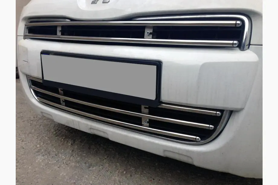 Citroen Berlingo 2008-2018 Kühlergrill einteilig 2008-2012 (Edelstahl) Image
