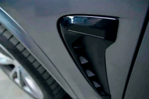 BMW X6 F16 2014-2019 Kotflügelkiemen im Black X6M F86 Stil Foto 1
