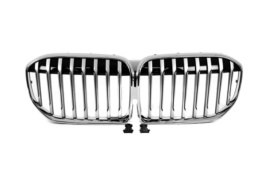 BMW 7 Series G11/G12 2015-2022 Nierengrills 1 Steg (2019-2022, Chrome) Image