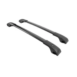 Dachträger-Querträger schwarz für Dachreling OEM (Aluminium) Foto 2