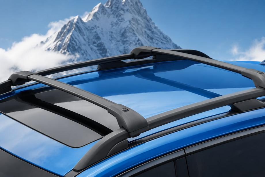 Subaru Forester 2013-2018 Dachträger-Querträger schwarz für Dachreling OEM (Aluminium) Image